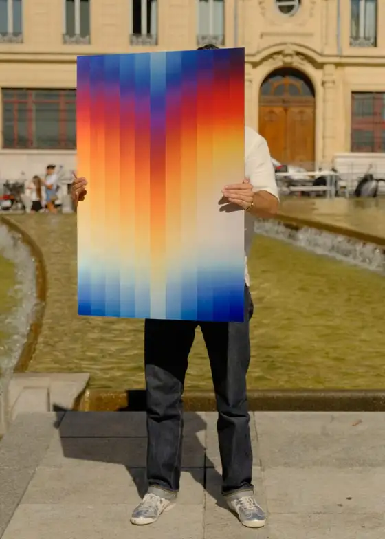 Sunrise : image du shooting, du rendu ou de la vidéo de l’œuvre.