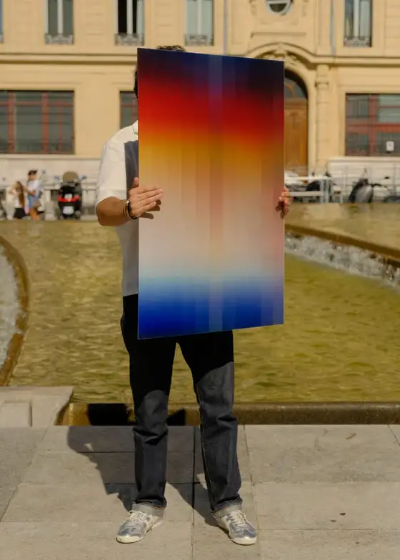 Sunrise : image du shooting, du rendu ou de la vidéo de l’œuvre.
